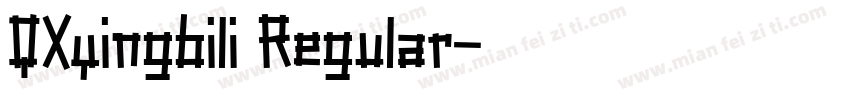 QXyingbili Regular字体转换